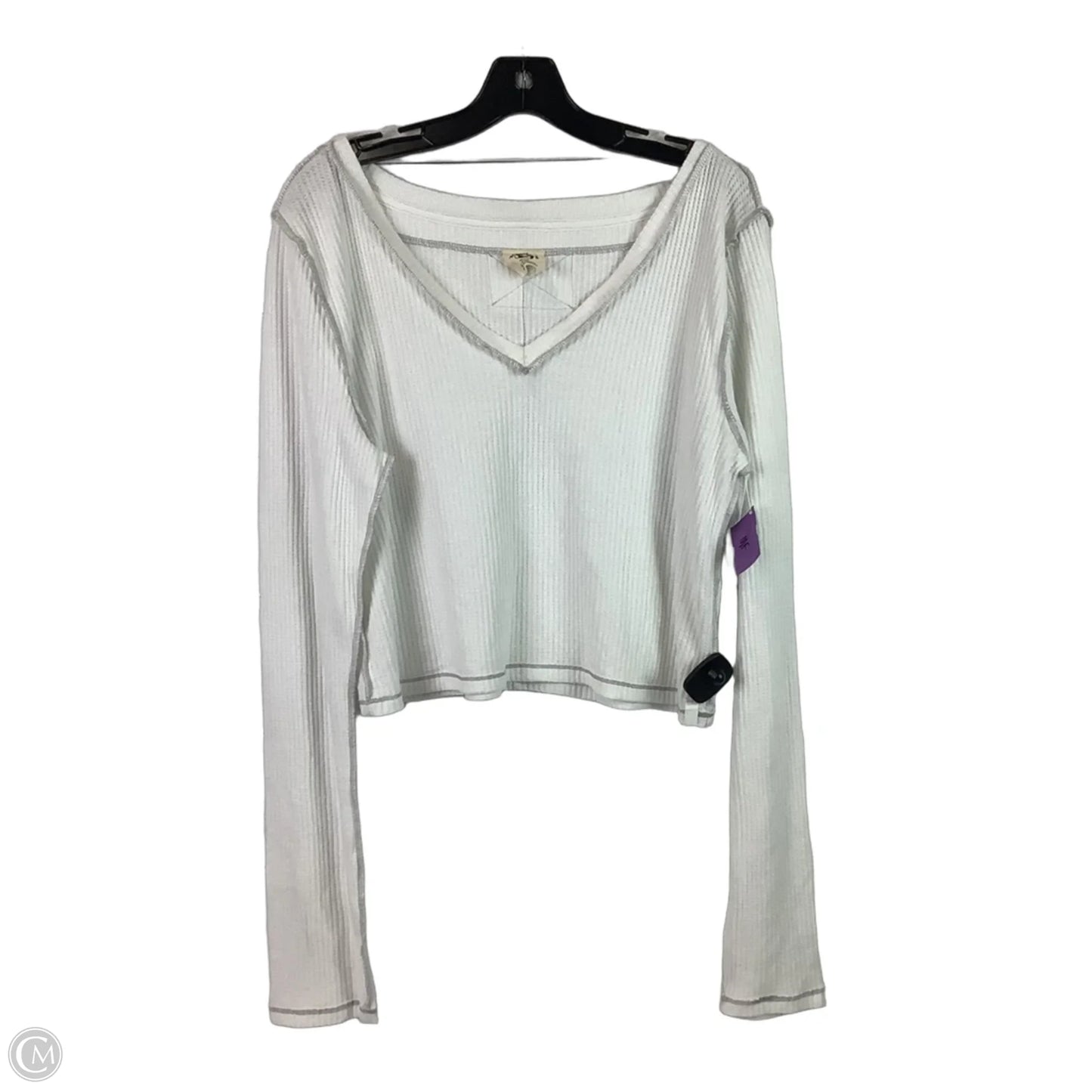 Top Long Sleeve By We The Free In White, Size: Xl