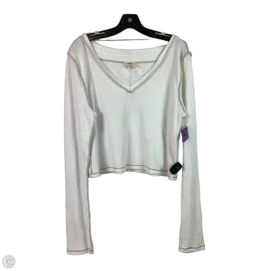 Top Long Sleeve By We The Free In White, Size: Xl