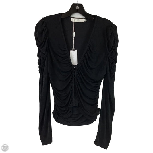 Top Long Sleeve By Astr The Label In Black, Size: M