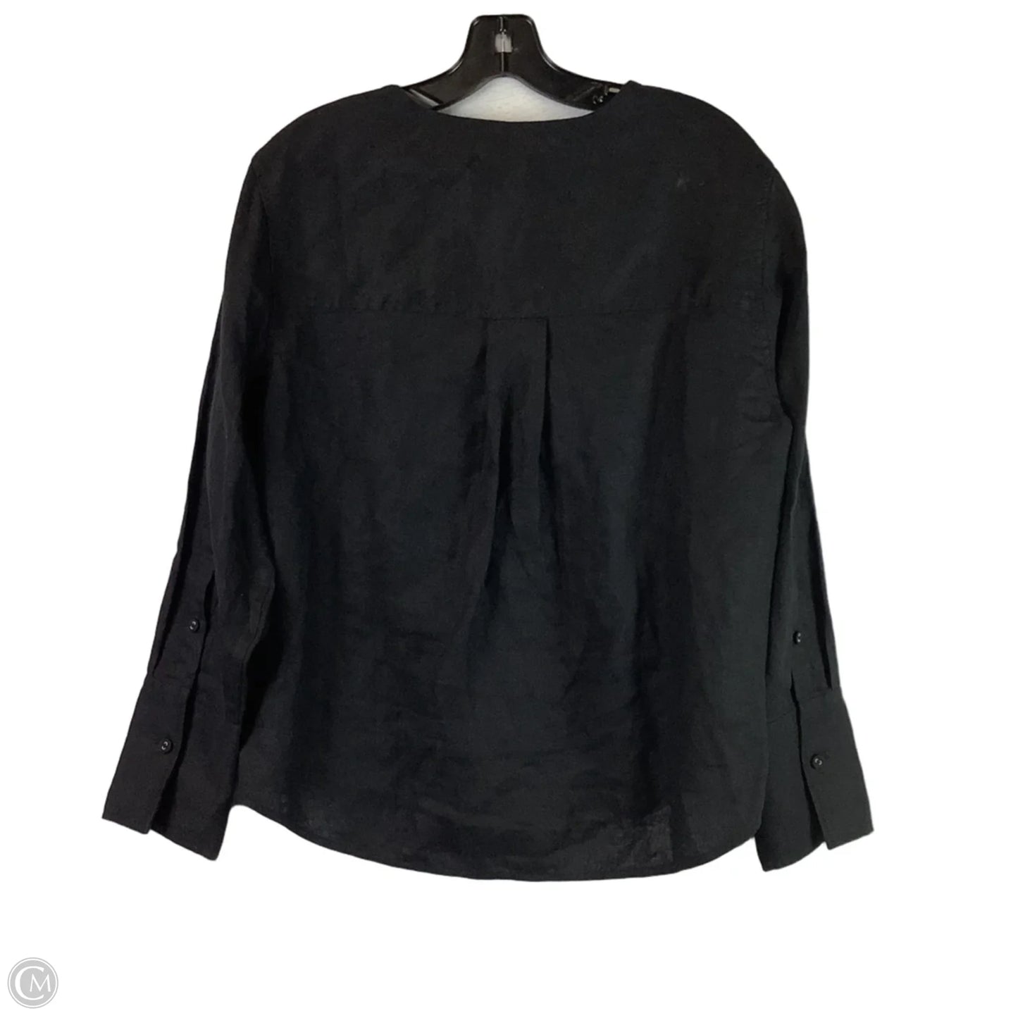 Top Long Sleeve By Everlane In Black, Size: 8