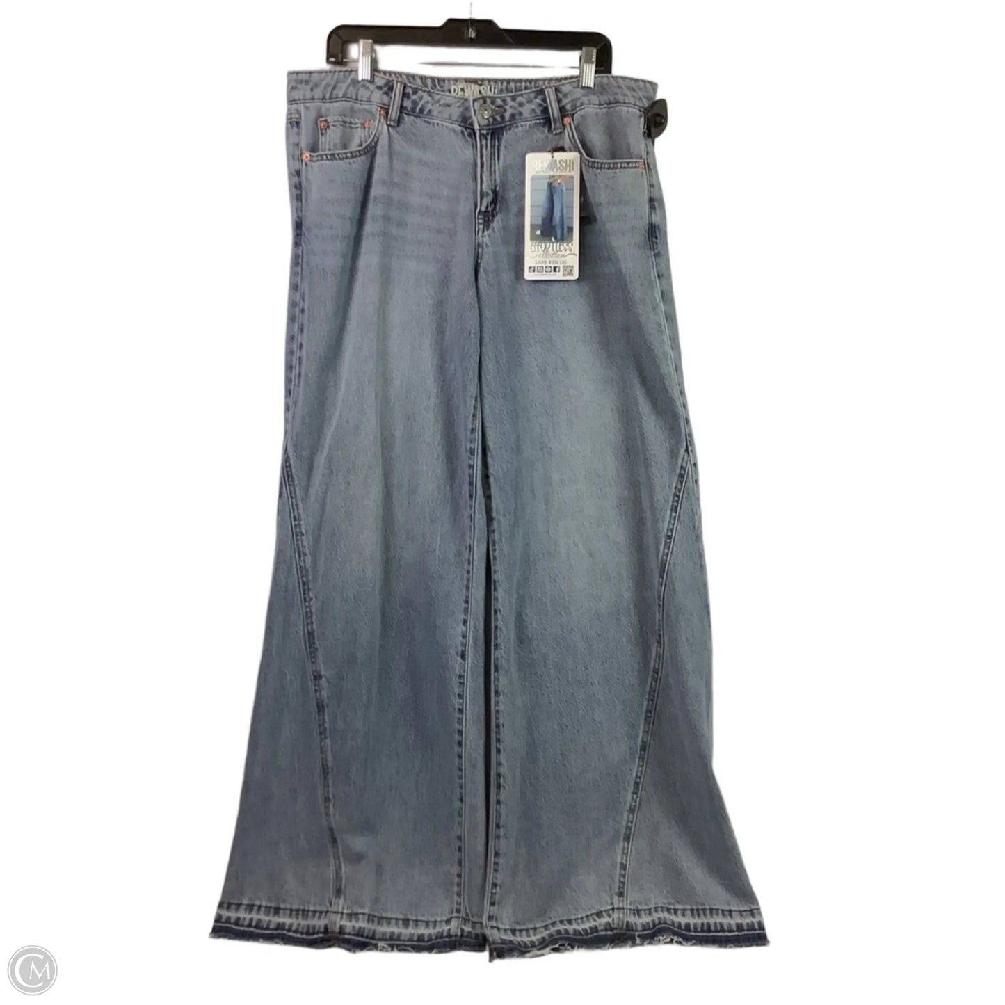Jeans Wide Leg By Rewash In Blue Denim, Size: 13