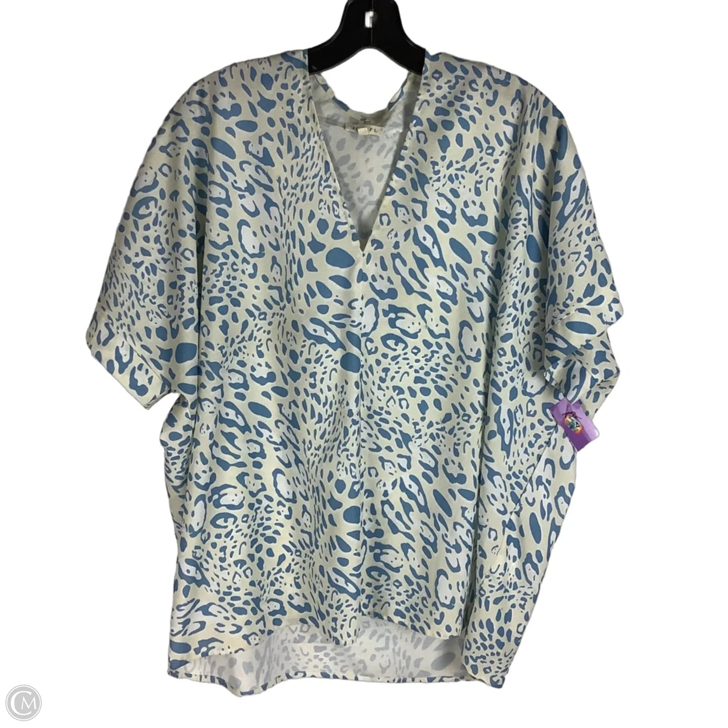 Top Short Sleeve By Jodifl In Animal Print, Size: M