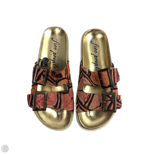 Sandals Flats By Free People In Multi-colored, Size: 7.5