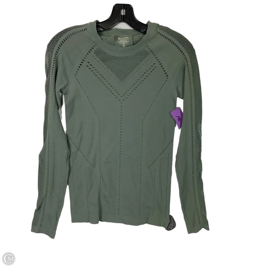 Athletic Top Long Sleeve Crewneck By Athleta In Green, Size: Xs