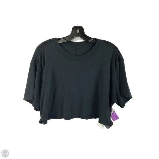 Athletic Top Short Sleeve By Lululemon In Black