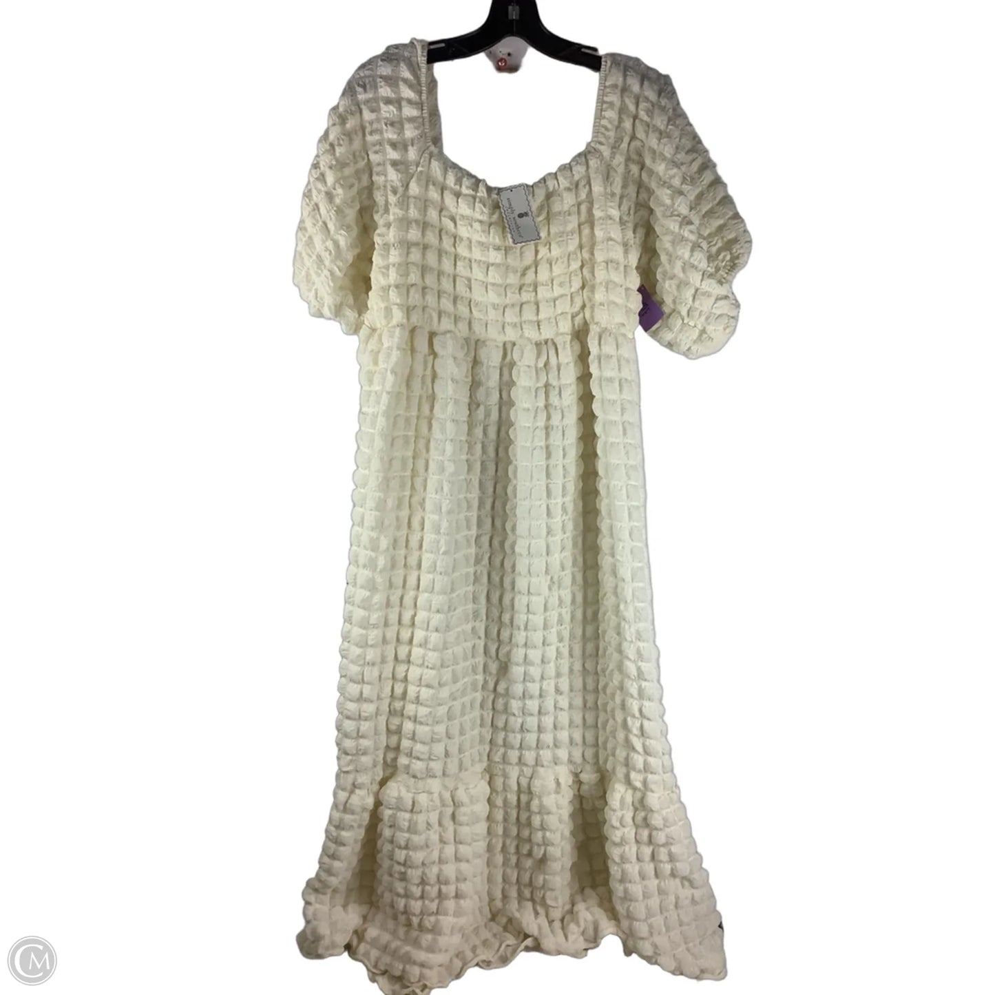 Dress Casual Maxi By Simply Southern In Cream, Size: M