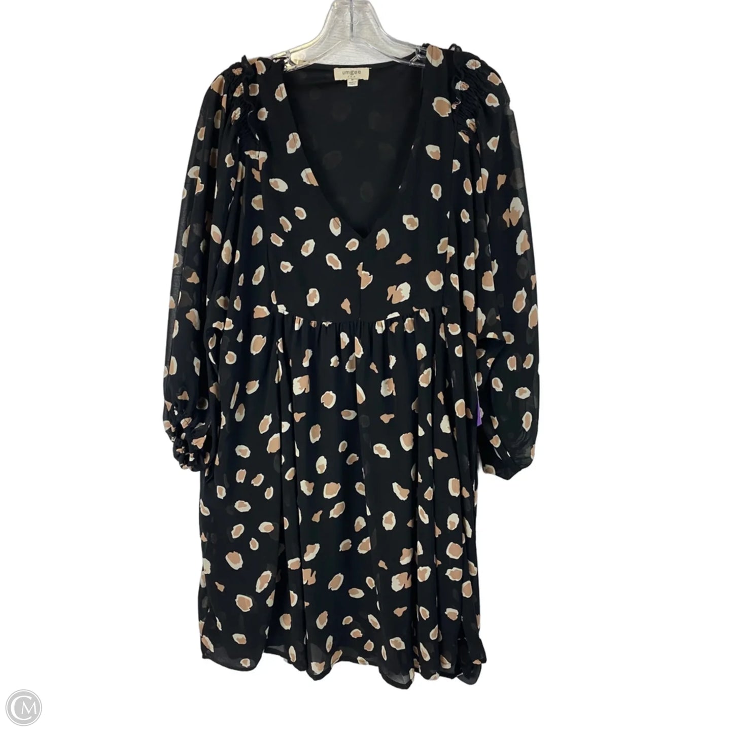Dress Casual Short By Umgee In Black & Cream, Size: M