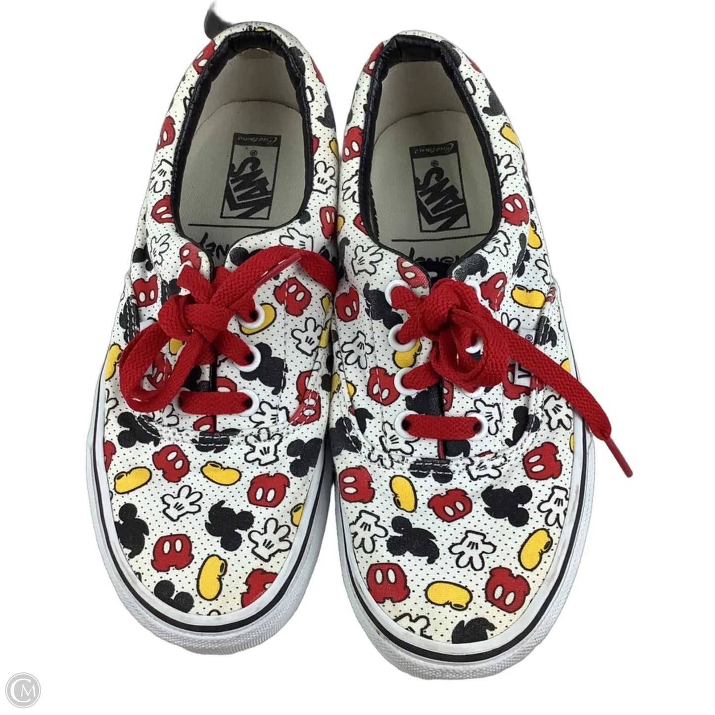 Shoes Sneakers By Vans In Red, Size: 6