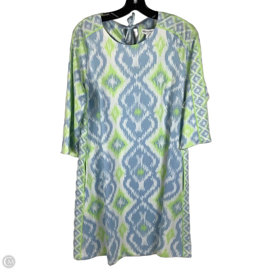 Dress Casual Short By Gretchen Scott In Blue & Green, Size: M