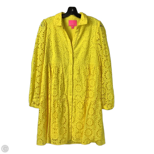 Dress Designer By Lilly Pulitzer In Yellow, Size: 6