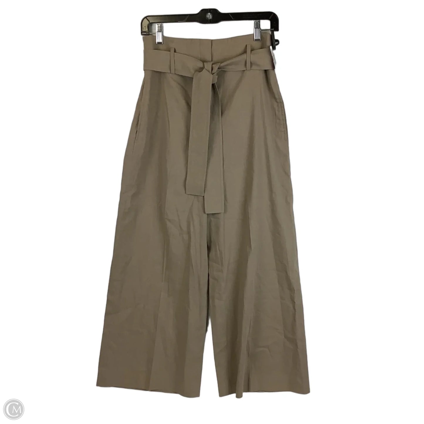 Pants Wide Leg By Theory In Taupe, Size: 4