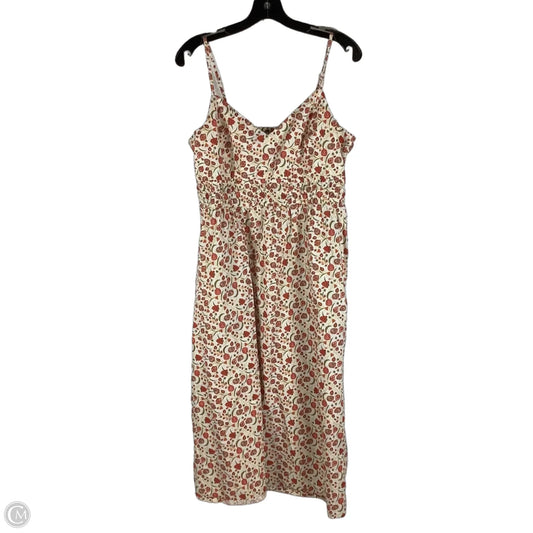 Dress Casual Midi By Old Navy In Multi-colored, Size: L