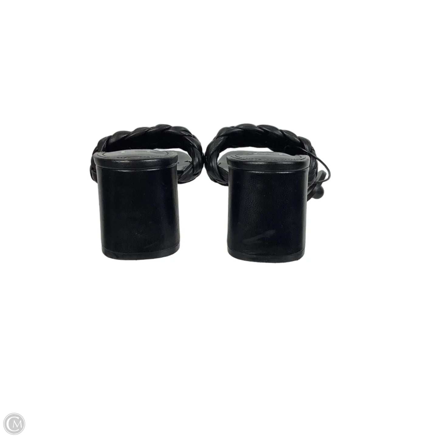 Sandals Heels Block By Marc Fisher In Black, Size: 8