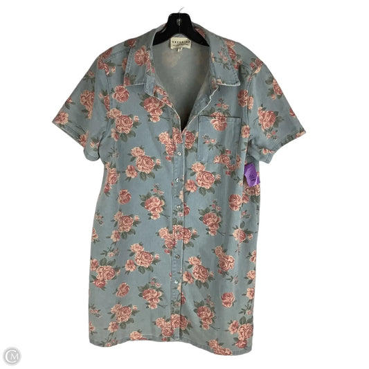 Dress Casual Short By Dress Up In Floral Print, Size: L