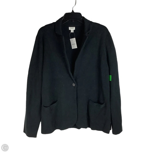 Sweater Cardigan By J. Crew In Black, Size: Xl