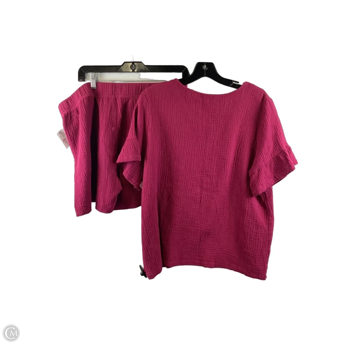 Shorts Set By Clothes Mentor In Pink, Size: Xl