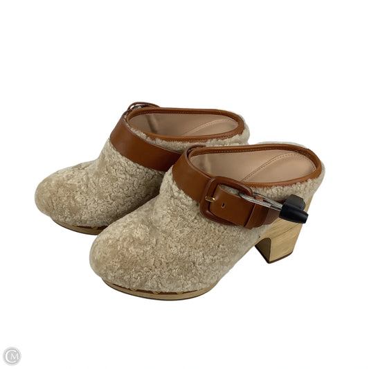 Shoes Heels Block By Veronica Beard In Tan, Size: 5
