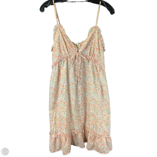 Dress Casual Short By Molly Bracken In Floral Print, Size: M