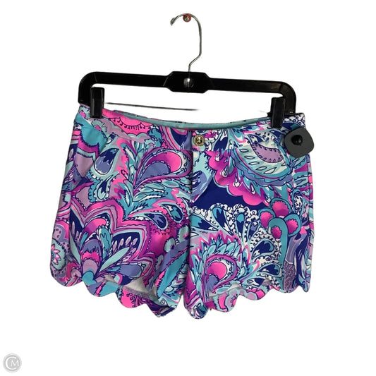 Shorts Designer By Lilly Pulitzer In Blue & Pink, Size: 0