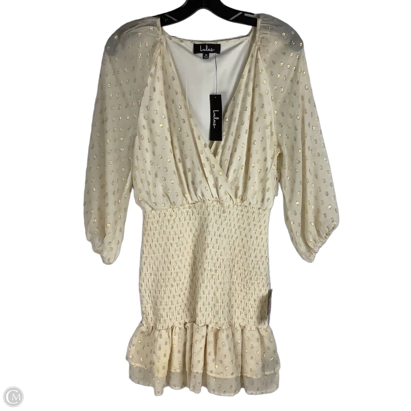 Dress Party Short By Lulus In Gold, Size: M