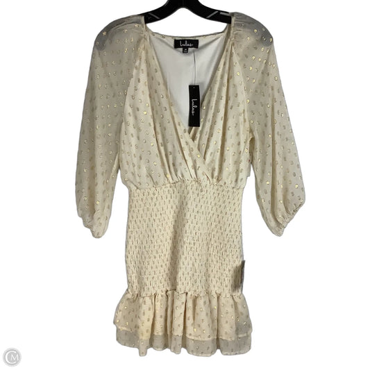 Dress Party Short By Lulus In Gold, Size: M
