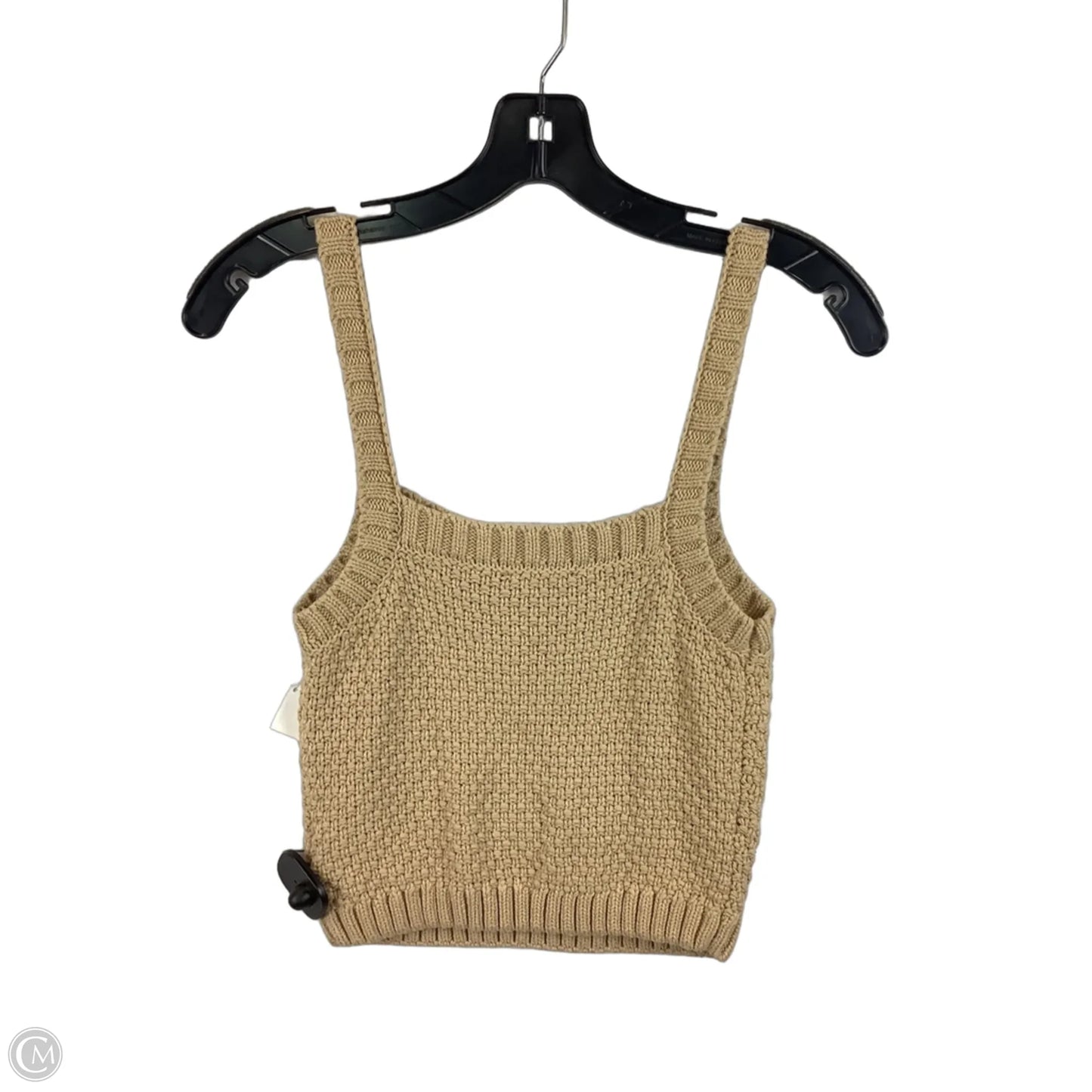 Top Sleeveless By Current Air In Tan, Size: S