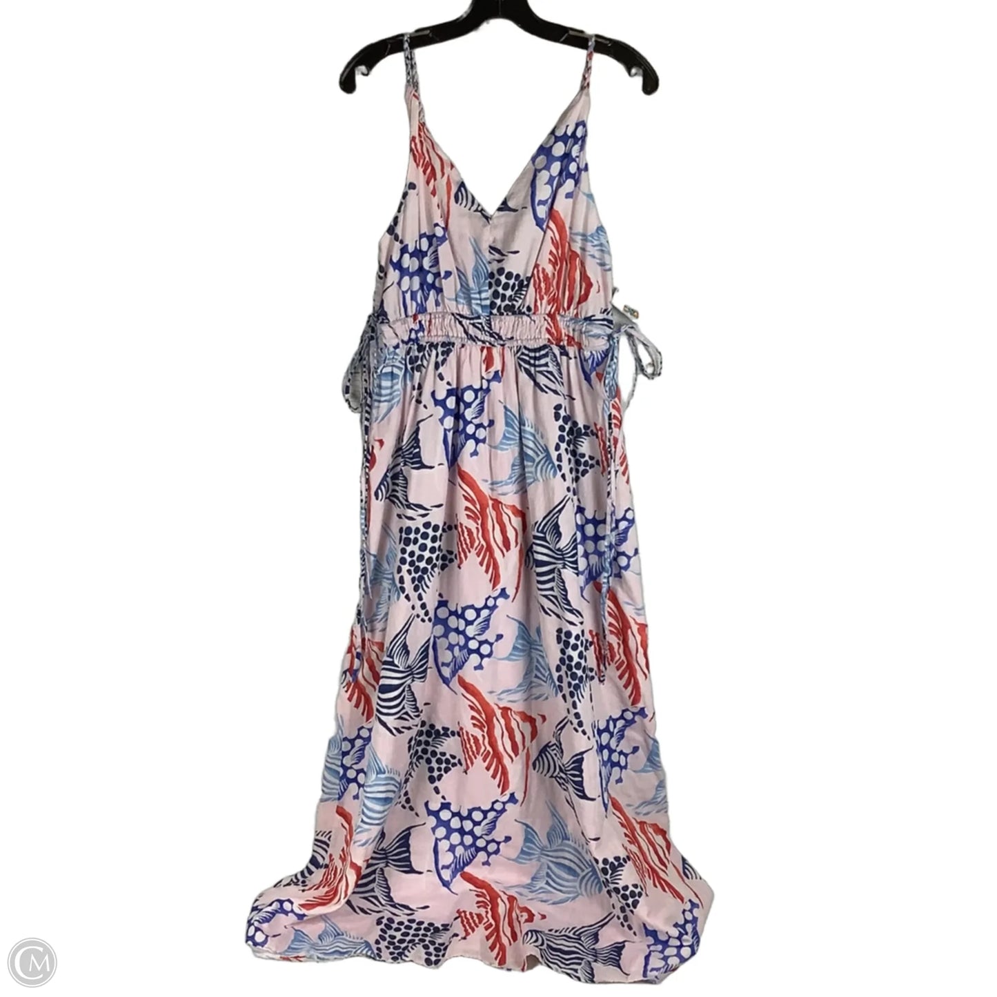 Dress Casual Maxi By Loft In Blue & Pink, Size: S