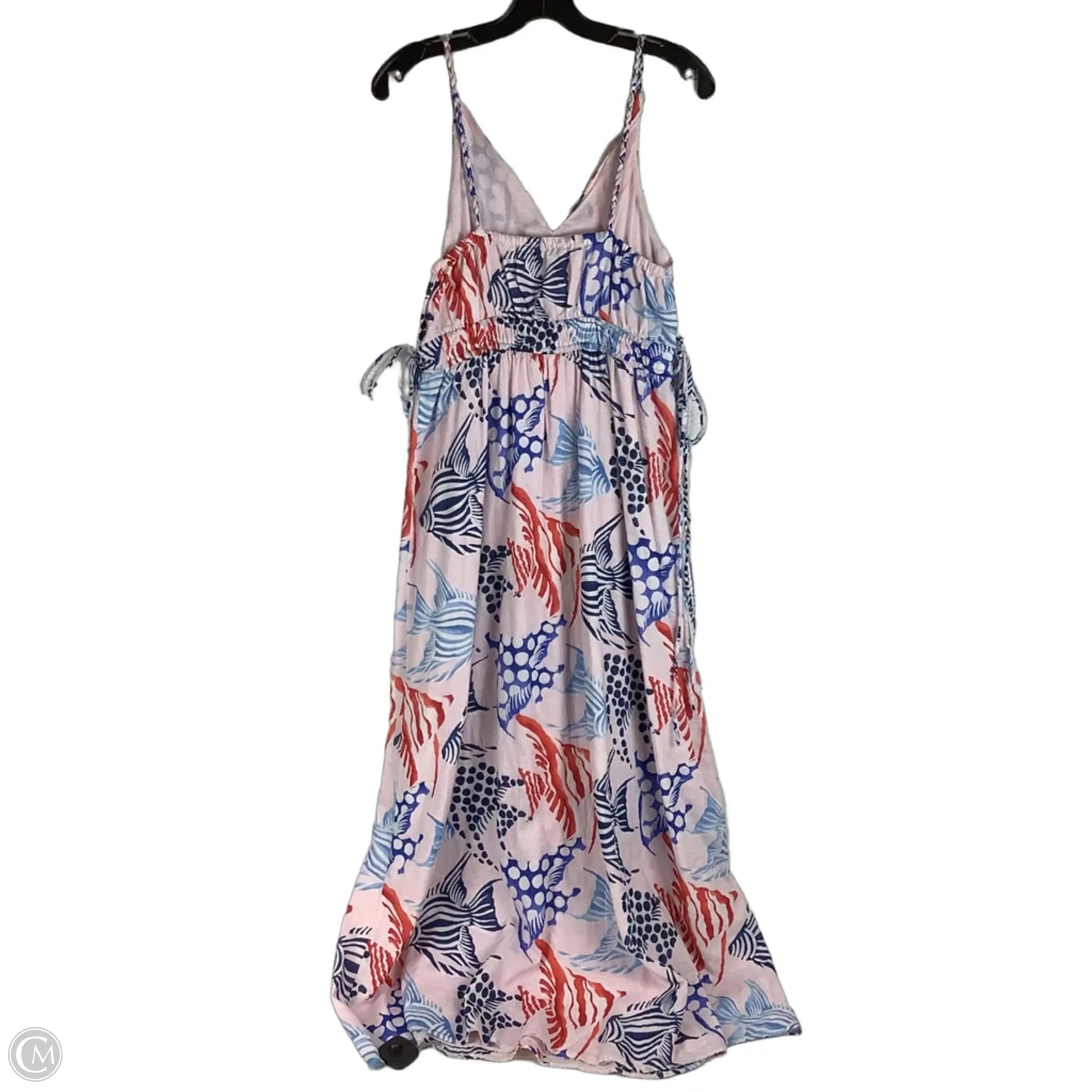 Dress Casual Maxi By Loft In Blue & Pink, Size: S – Clothes Mentor Greenville SC #160