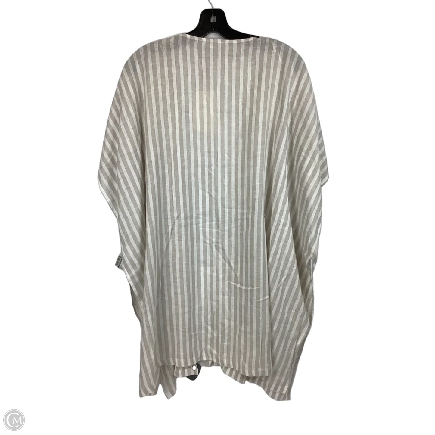 Kimono By Clothes Mentor In Striped Pattern, Size: Osfm