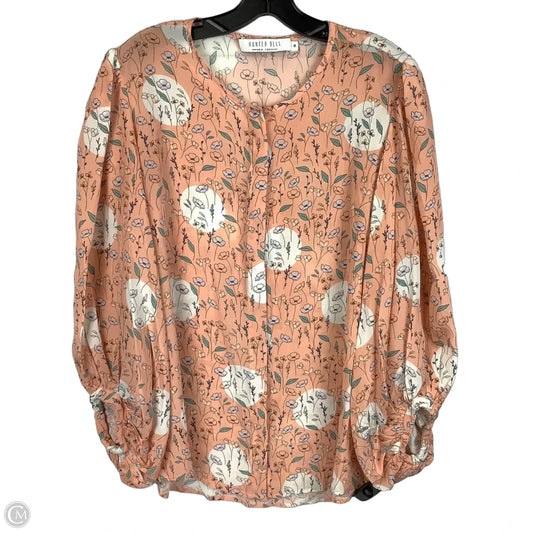 Top Long Sleeve By Hunter Bell In Floral Print, Size: M