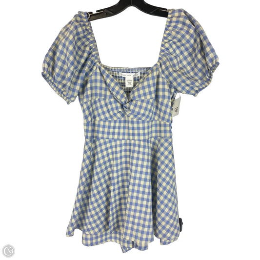 Dress Party Short By Altard State In Blue & Yellow, Size: S