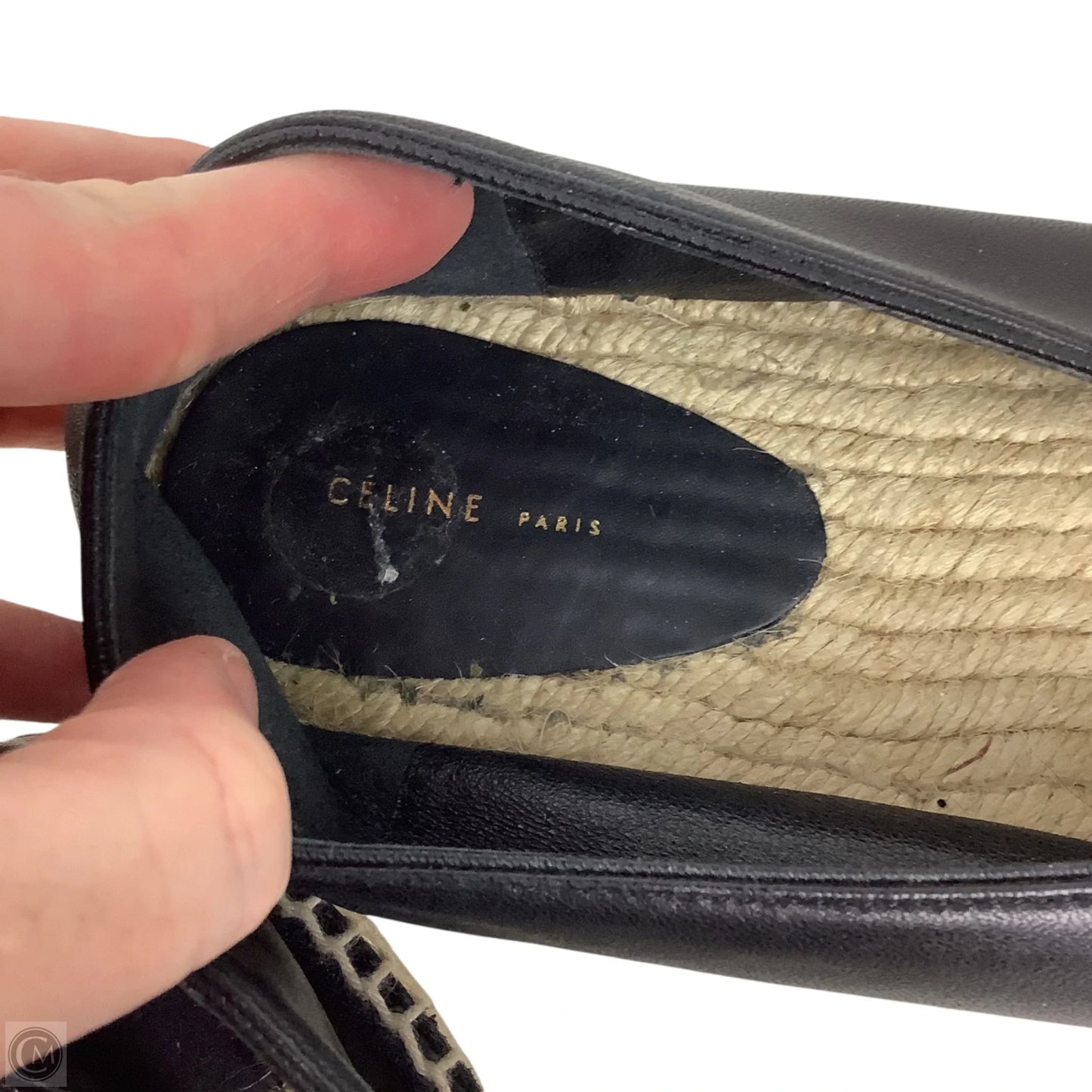 Shoes Luxury Designer By Celine In Black, Size: 40