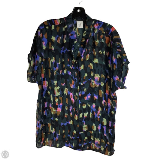 Top Short Sleeve By Cabi In Multi-colored, Size: M