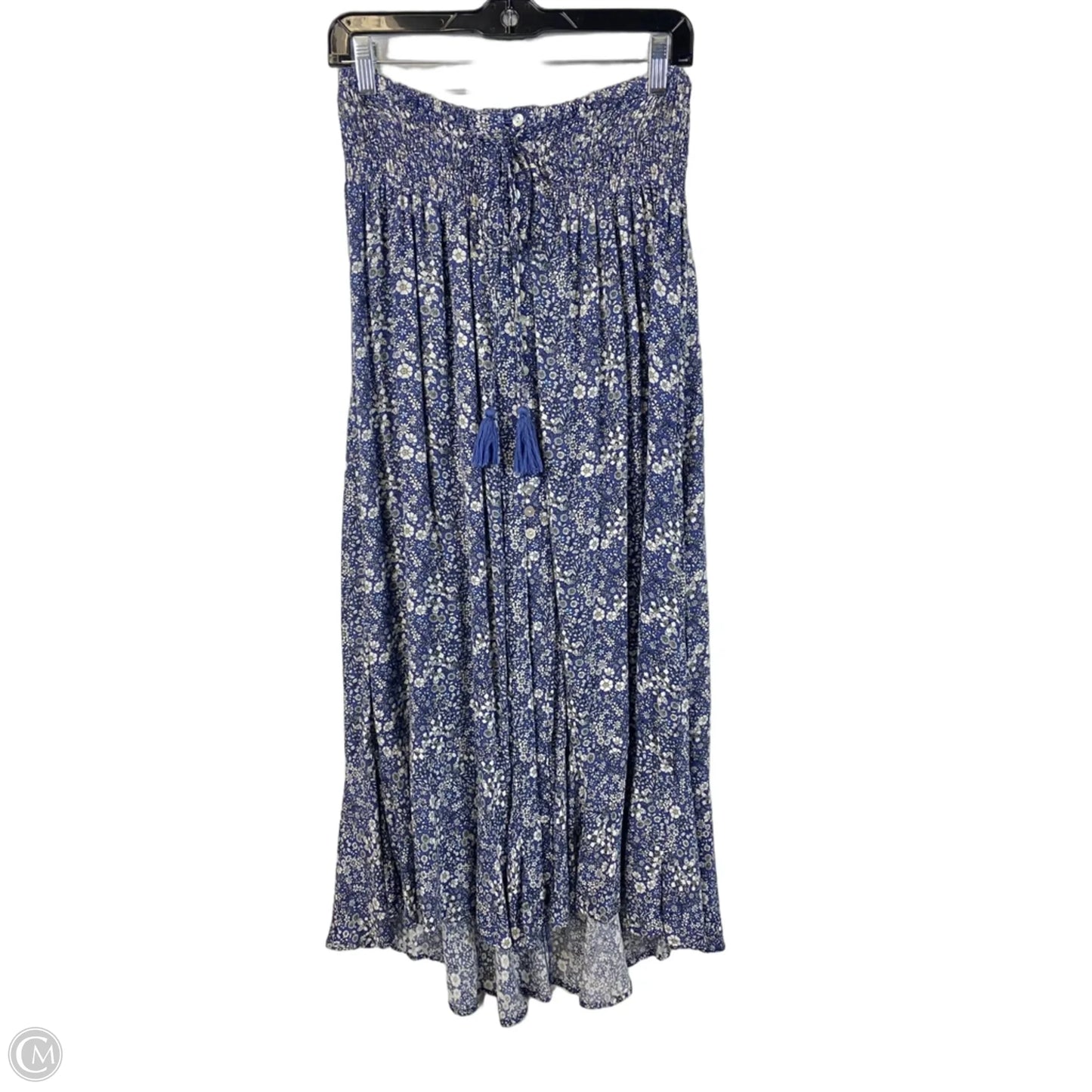 Skirt Maxi By Cynthia Rowley In Blue & White, Size: L