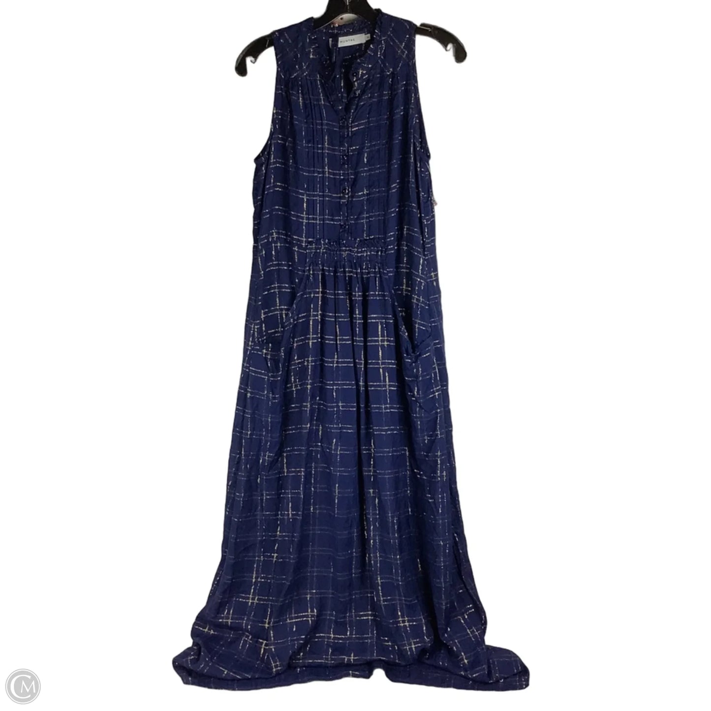 Dress Casual Maxi By Cma In Blue & Gold, Size: S (36)