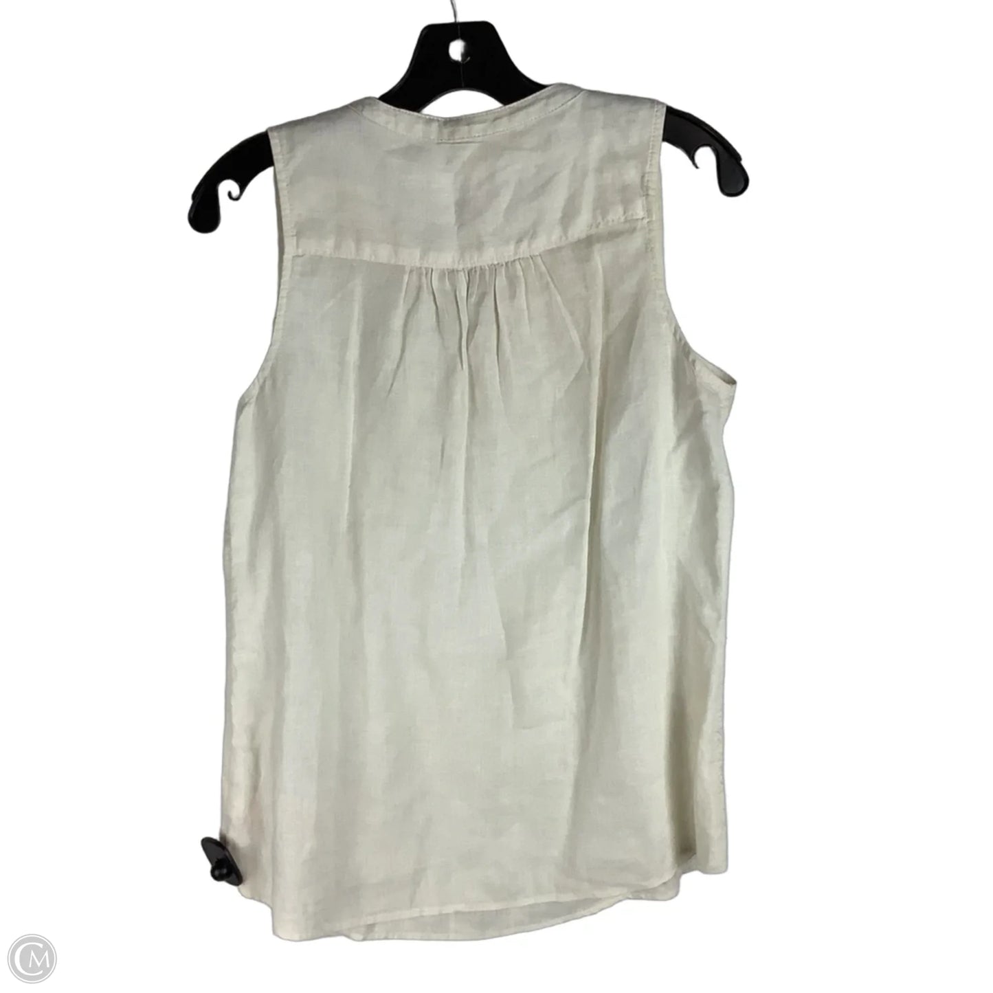 Top Sleeveless Designer By Lilly Pulitzer In Cream, Size: S