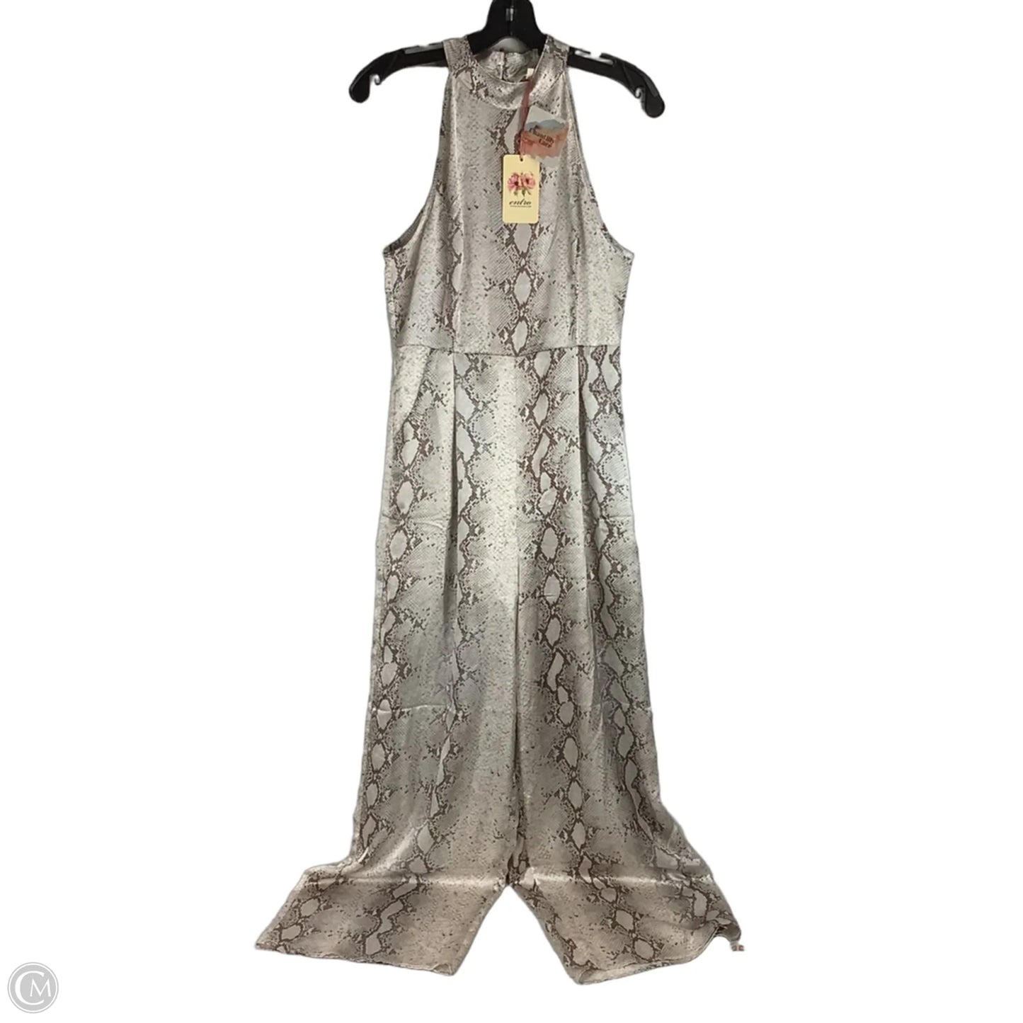 Jumpsuit By Entro In Snakeskin Print, Size: S