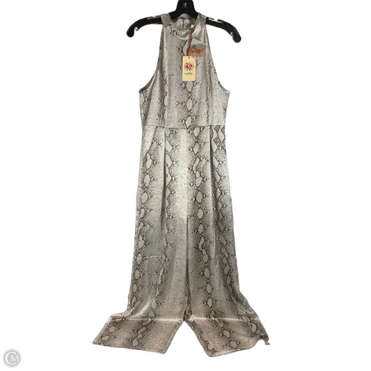 Jumpsuit By Entro In Snakeskin Print, Size: S
