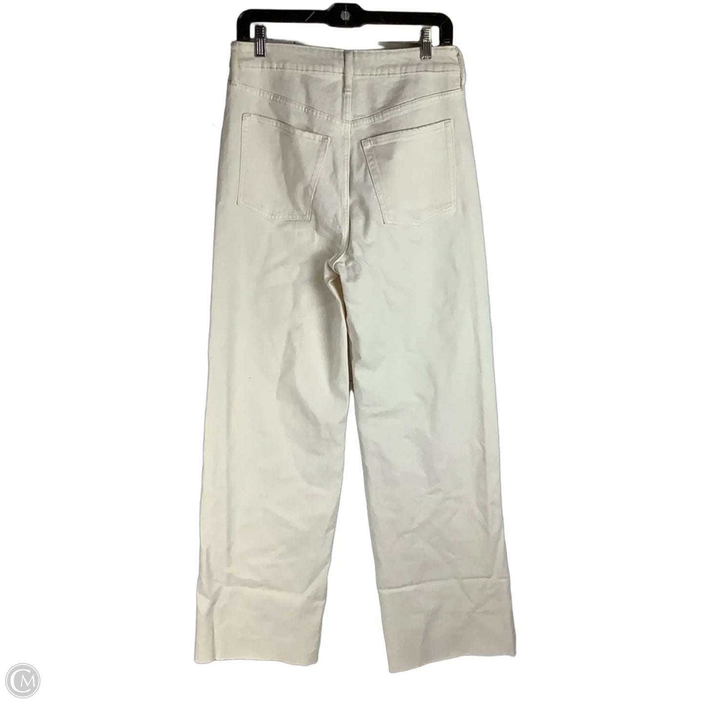 Jeans Wide Leg By Old Navy In Cream Denim, Size: 6