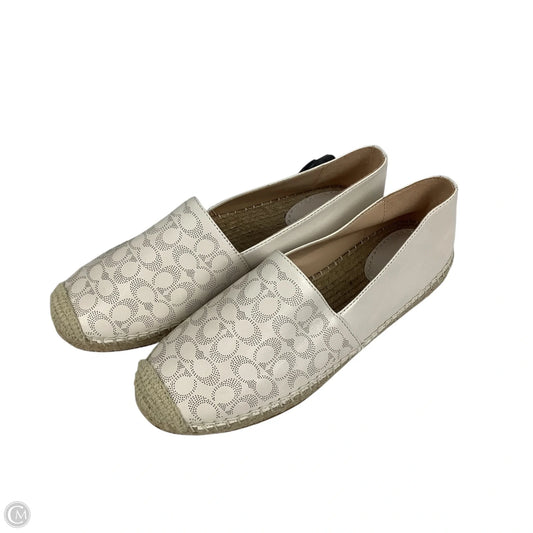Shoes Designer By Coach In Cream, Size: 8
