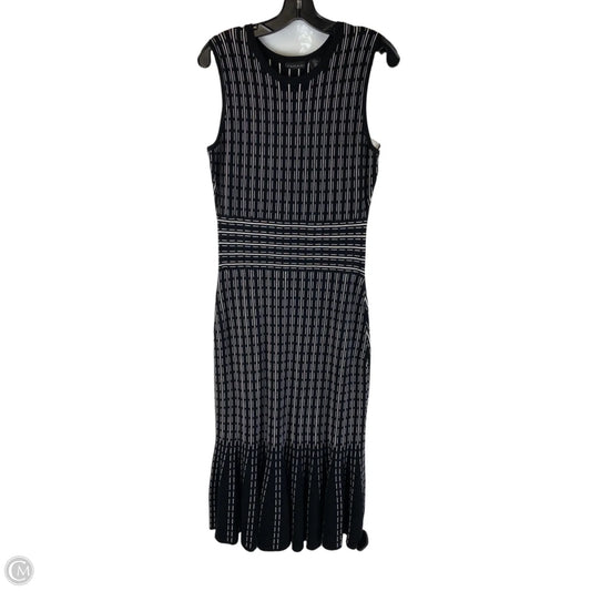 Dress Work By Tahari In Black & White, Size: M