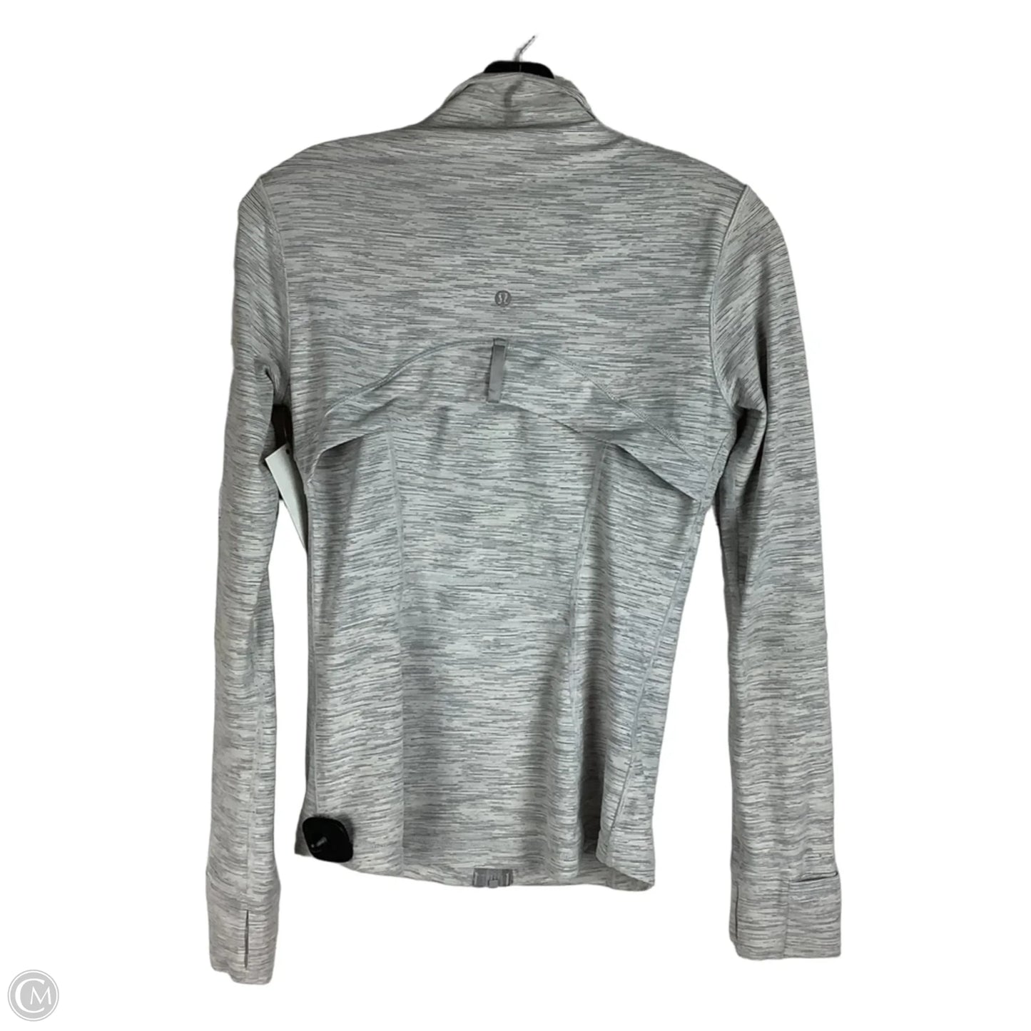 Athletic Jacket By Lululemon In Grey, Size: 6