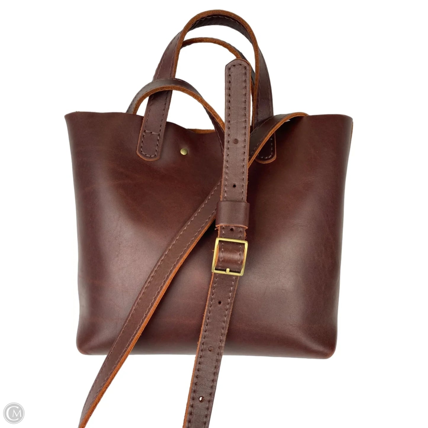 Handbag Leather By Portland Leather, Size: Medium
