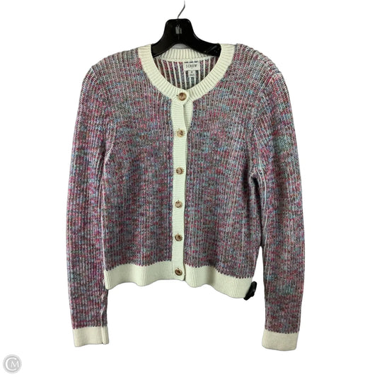 Sweater Cardigan By J. Crew In Multi-colored, Size: M
