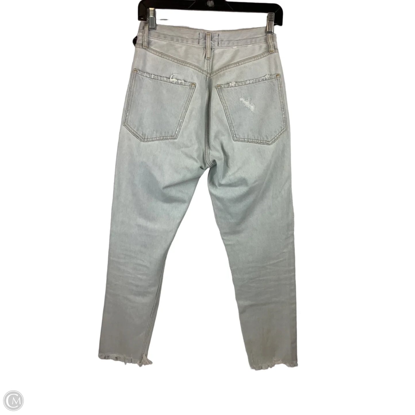 Jeans Straight By Agolde In Blue Denim, Size: 2