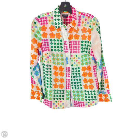 Top Long Sleeve By Talbots In Multi-colored, Size: Xs