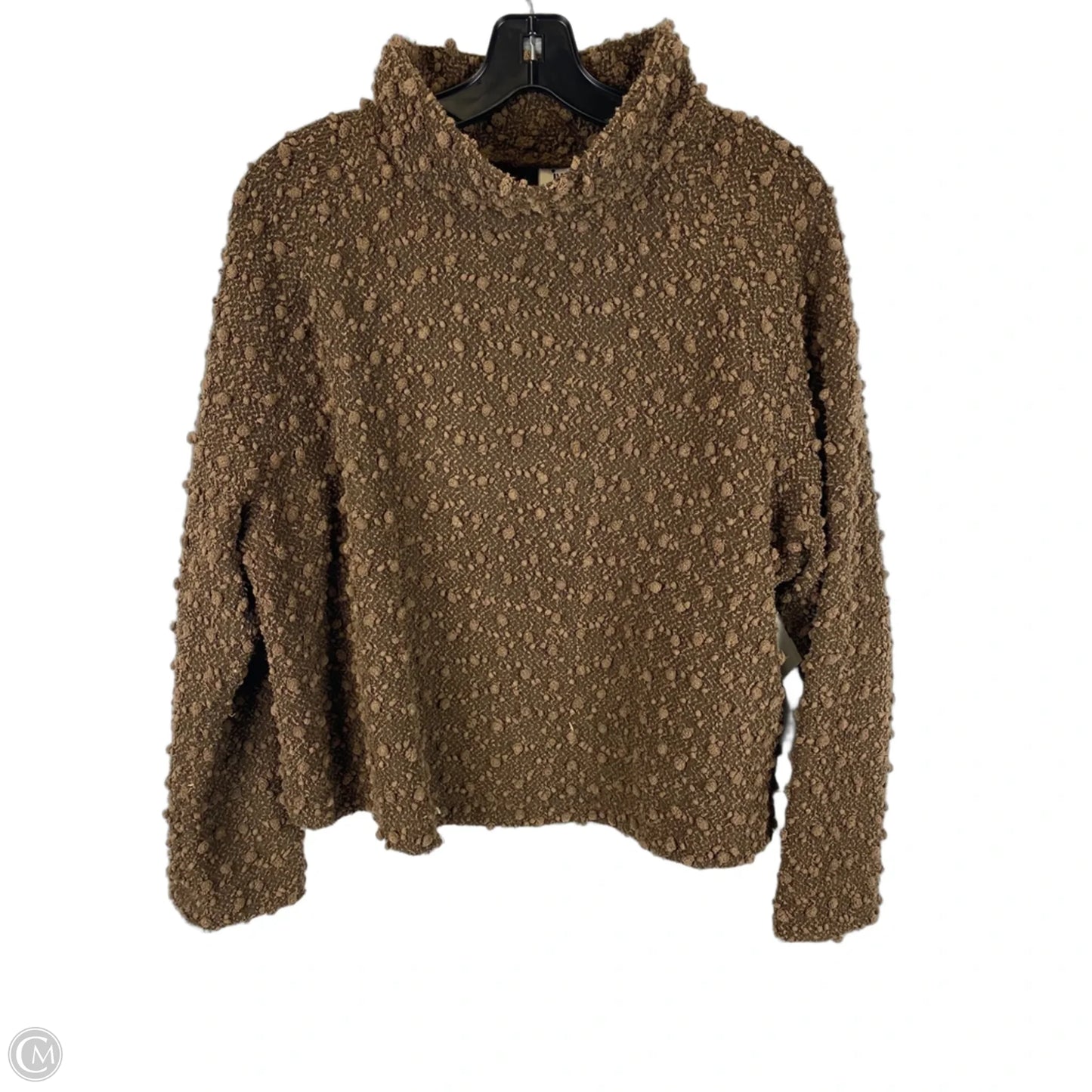 Top Long Sleeve By Ivy Jane In Brown, Size: M