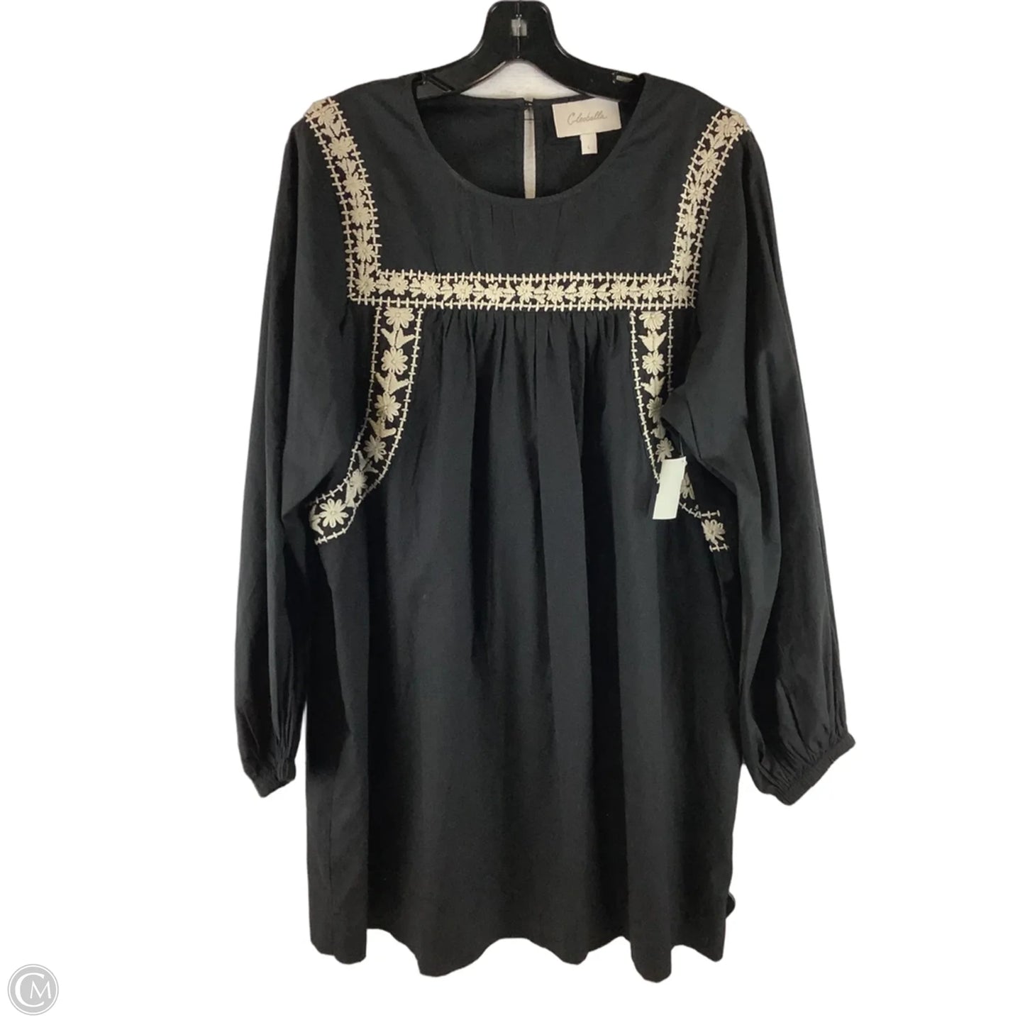 Dress Casual Short By Cleobella In Black & Cream, Size: L