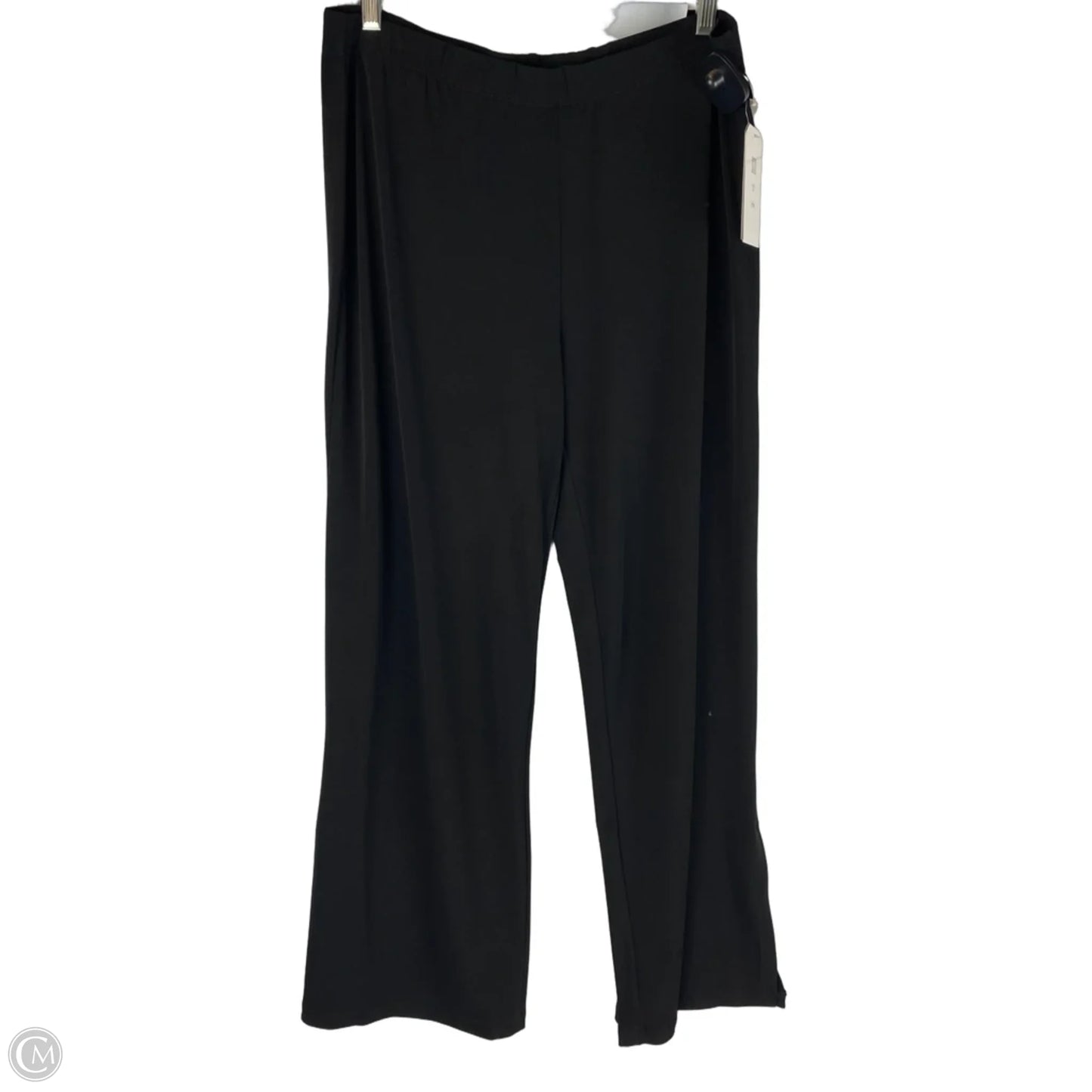 Pants Wide Leg By Clara Sun Woo In Black, Size: 1x