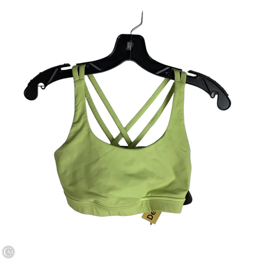 Athletic Bra By Lululemon In Green, Size: 6